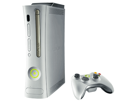 60G xbox 360 with 8 games